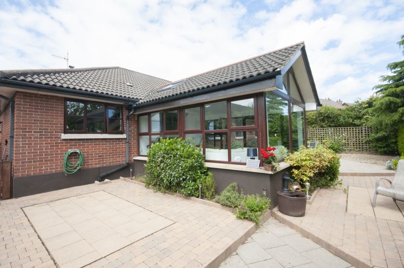 Exterior View of Sunroom